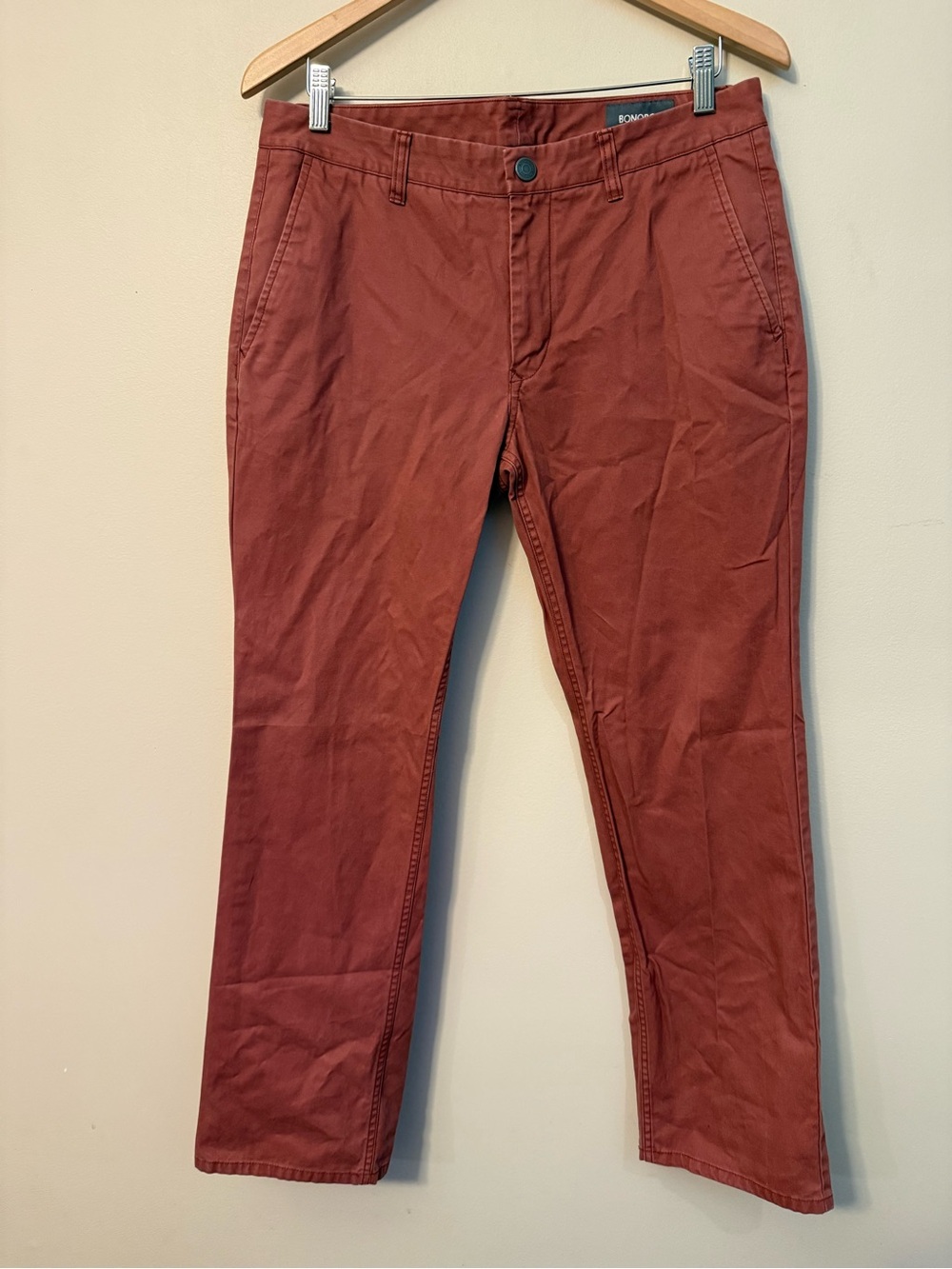 Men's Bonobos Rust Chino Pants